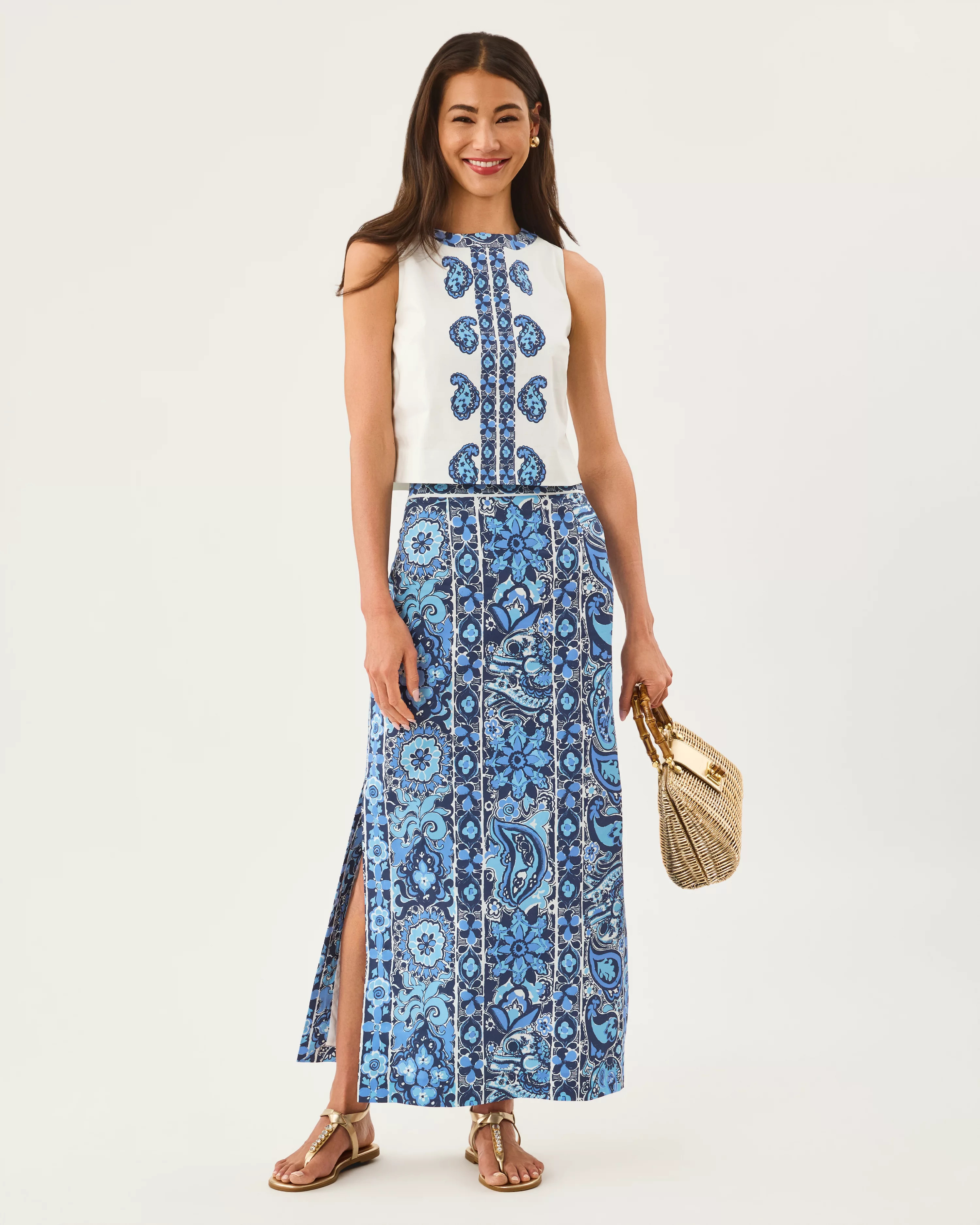 Sanders High Rise Maxi Skirt | Lilly Pulitzer