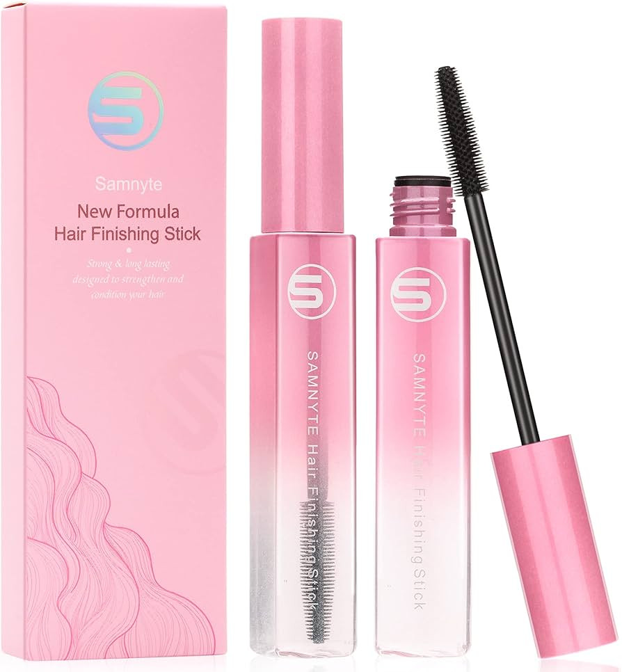 Hair Finishing Stick, 2pcs Hair Mascara for Flyaway Tamer, Fly Away Hair Tamer Stick for Enhance ... | Amazon (US)