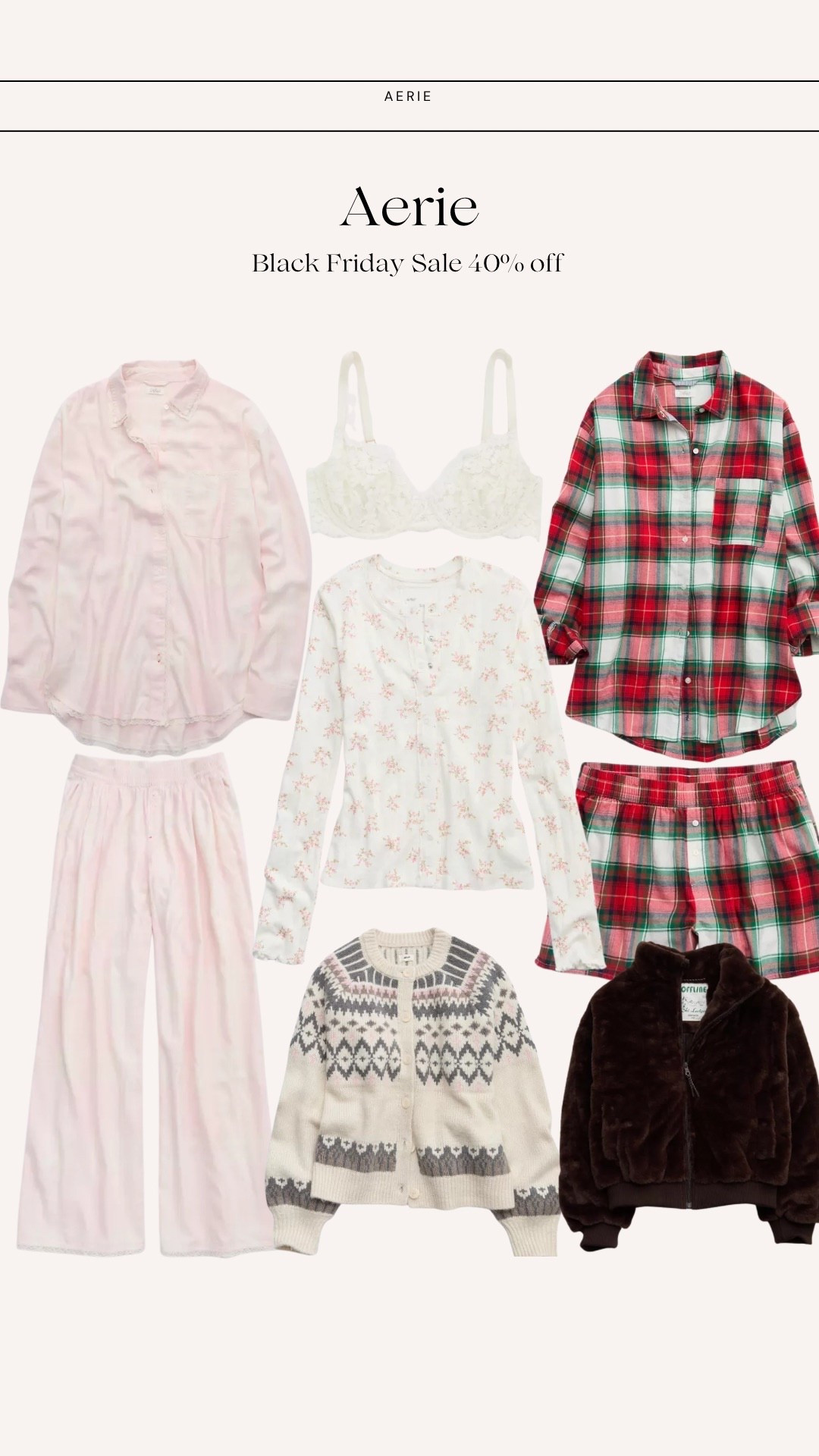 Aerie has started us Black Friday sale. 40% off most items on their site!

#LTKootd #LTKgrwm #LTKSaleAlert