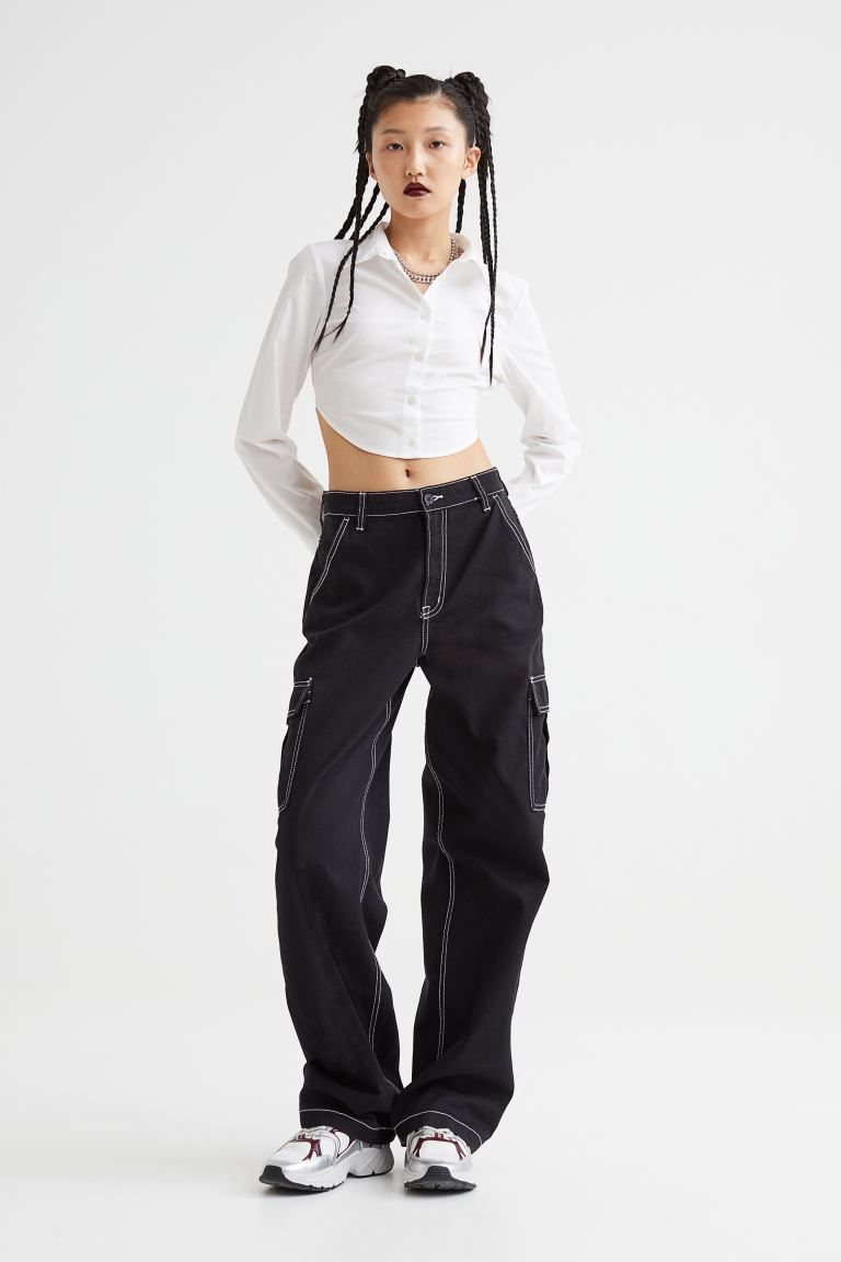 90s Baggy High Waist Jeans | H&M (US)