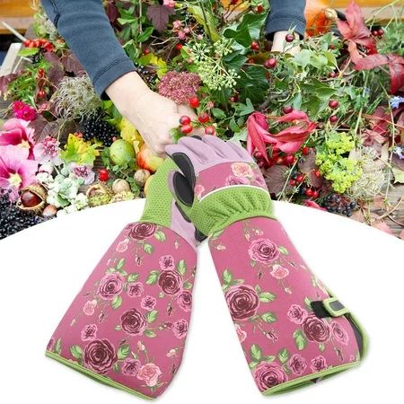 Mgaxyff Long Rose Pruning Gardening Gloves Puncture Resistant Work Yard Glove ,Gloves, Gardening Glo | Walmart (US)