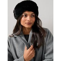 The Very Collection Faux Fur Headband - Black | Very (UK)