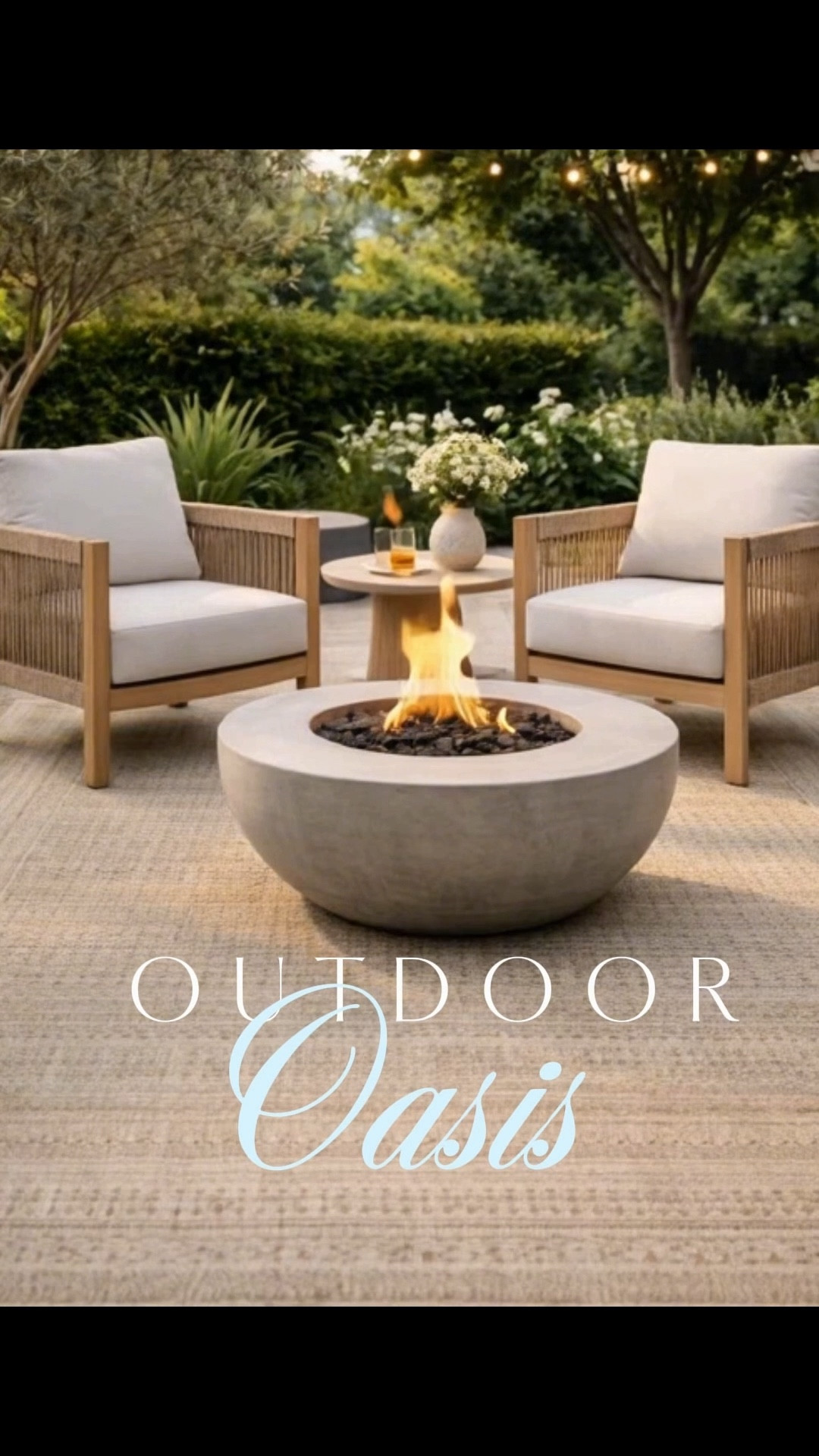 Build your own outdoor living space 

🏷️ outdoor furniture / outdoor fire pit / round fire table / woven outdoor chairs / outdoor accent table / outdoor rug / outdoor lights / patio furniture 

#LTKU #LTKSeasonal #LTKHome