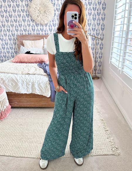 These cropped fitted tees are perfect for under jumpsuits or overalls. I get a small! On sale for just $3.50.
Wearing a medium in this Amazon jumpsuit! 
.


#LTKsalealert #LTKover40 #LTKxTarget