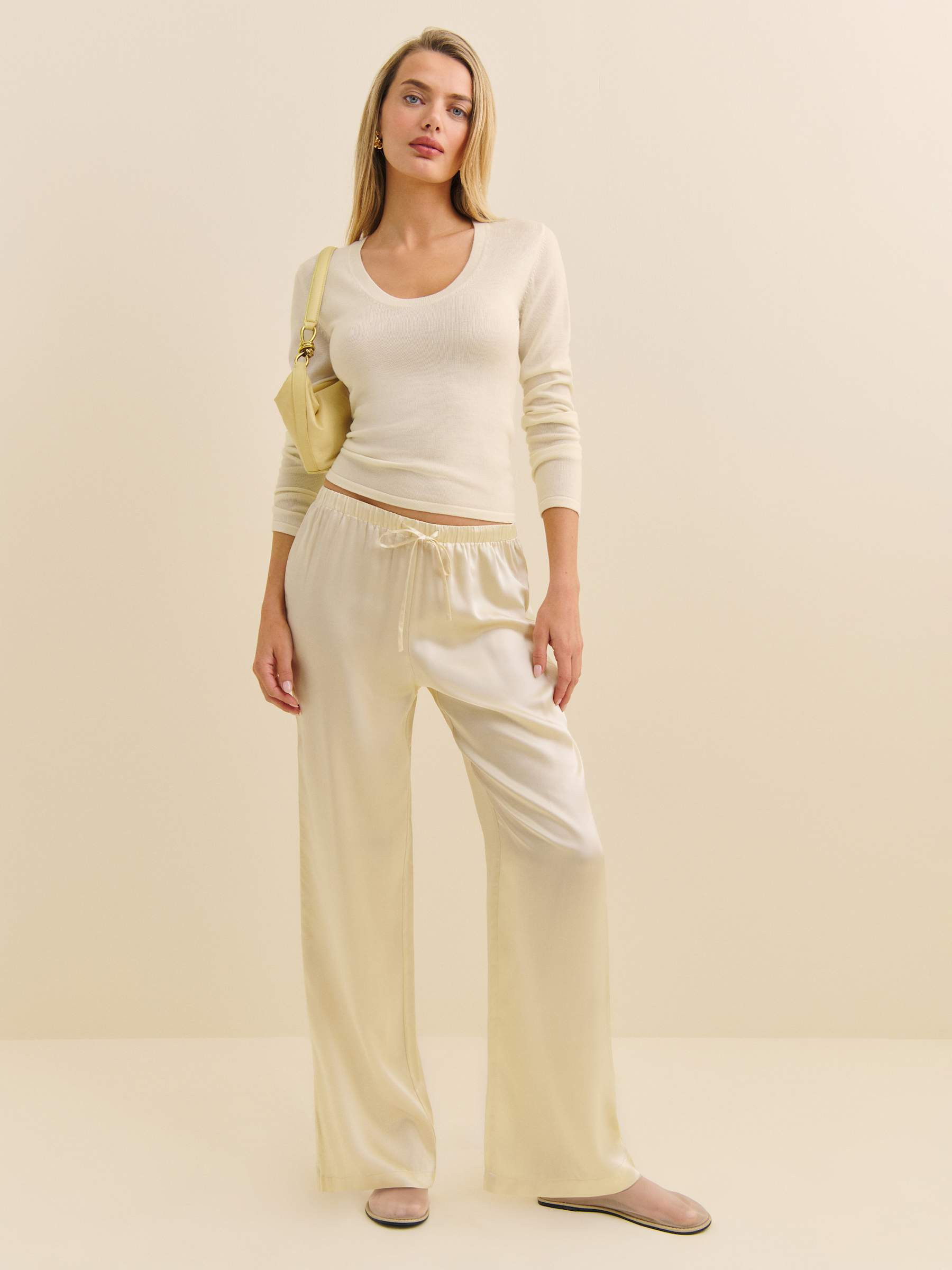 Olina Silk Pant | Reformation (Global)