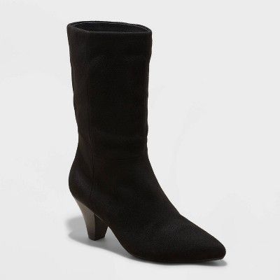 Women's Ada Dress Boots - Universal Thread™ Black 8 | Target