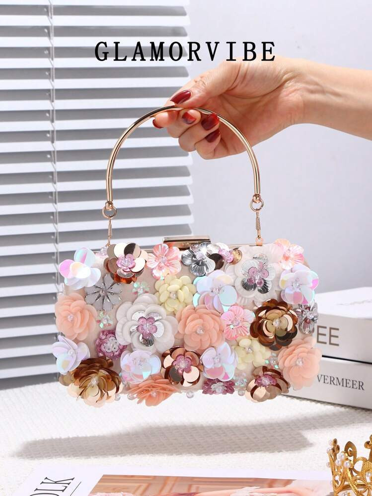 3D Flower Handbag  | SHEIN