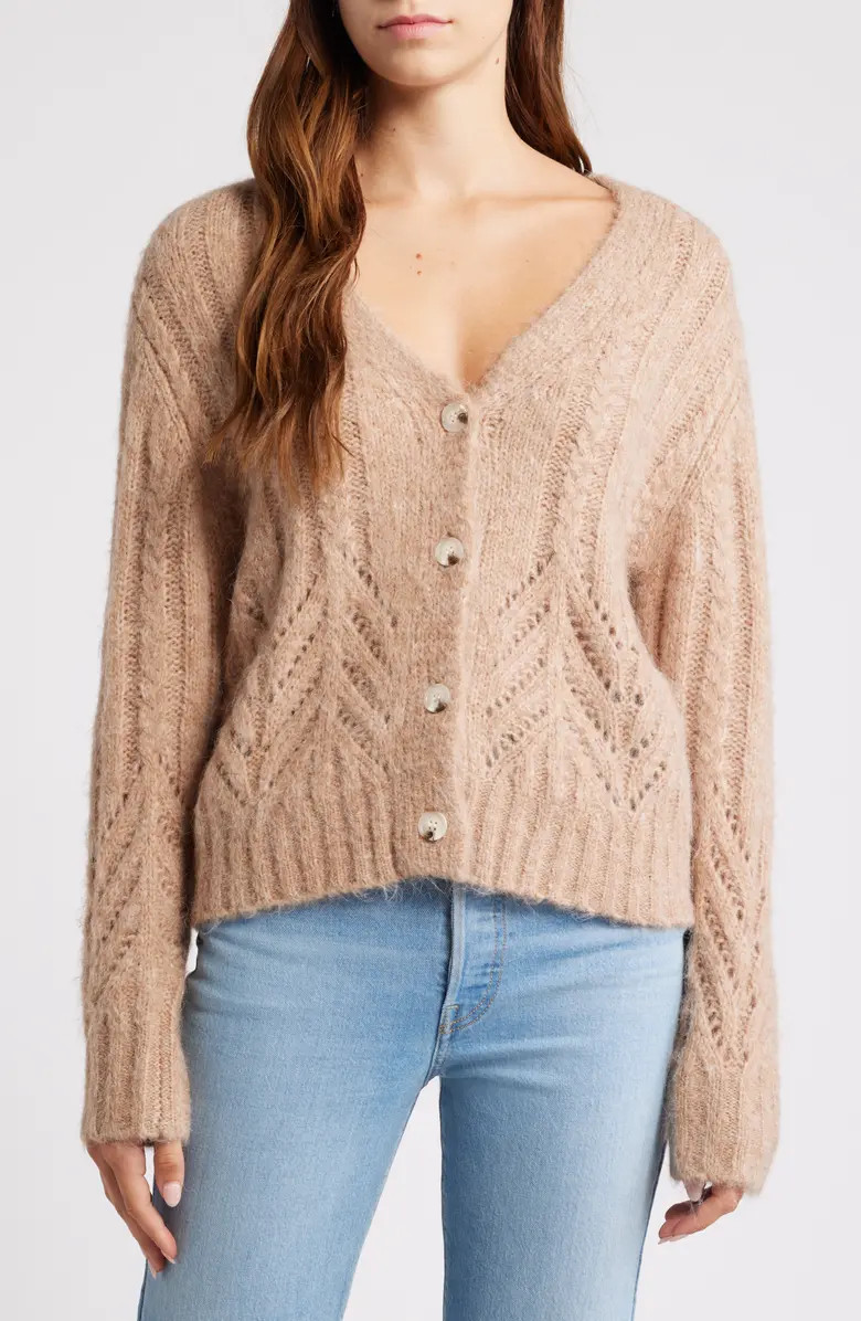 Mixed Stitch Cardigan | Nordstrom
