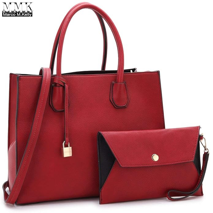 MMK collection Fashion Women Purses and Handbags Ladies Designer Satchel Handbag Tote Bag Shoulde... | Amazon (US)