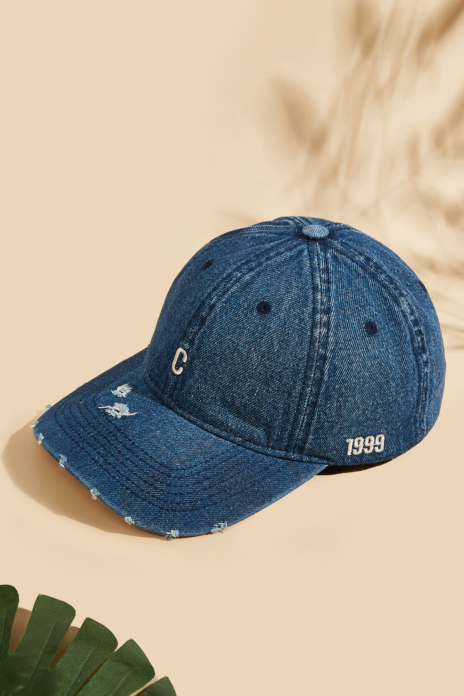Distressed Denim Baseball Cap | Cupshe US