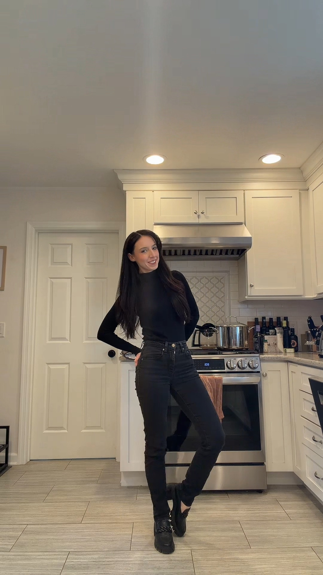 spring but make it black #fyp #ootd #fitcheck 

#LTKootd #LTKWorkwear #LTKSaleAlert