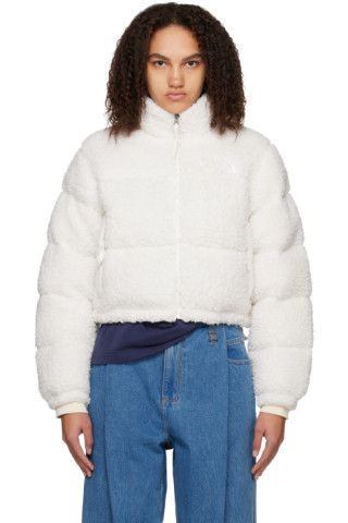 White Nuptse Down Jacket | SSENSE