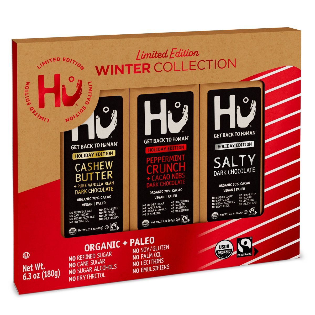 Hu Chocolate Winter Collection Variety Pack Gift Set - 3ct/6.3oz | Target
