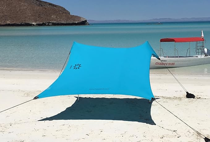 Neso Tents Beach Tent with Sand Anchor, Portable Canopy Sunshade - 7' x 7' - Patented Reinforced ... | Amazon (US)