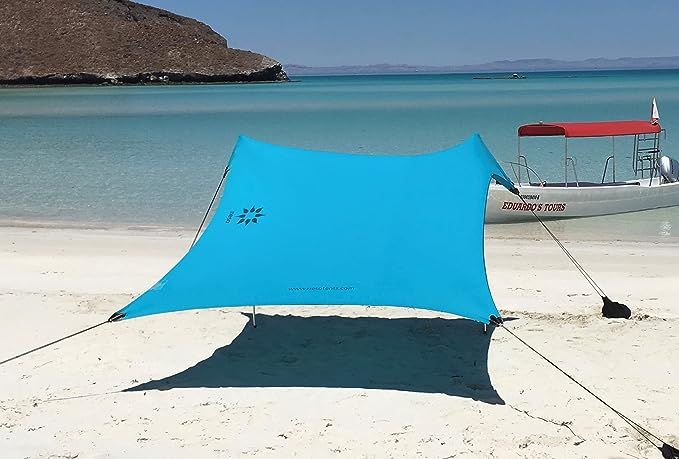 Neso Tents Beach Tent with Sand Anchor, Portable Canopy Sunshade - 7' x 7' - Patented Reinforced ... | Amazon (US)