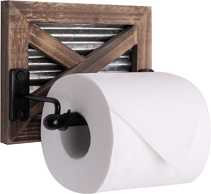 Autumn Alley Farmhouse Bathroom Toilet Paper Holder - Rustic Country Decor - Industrial Decorativ... | Amazon (US)