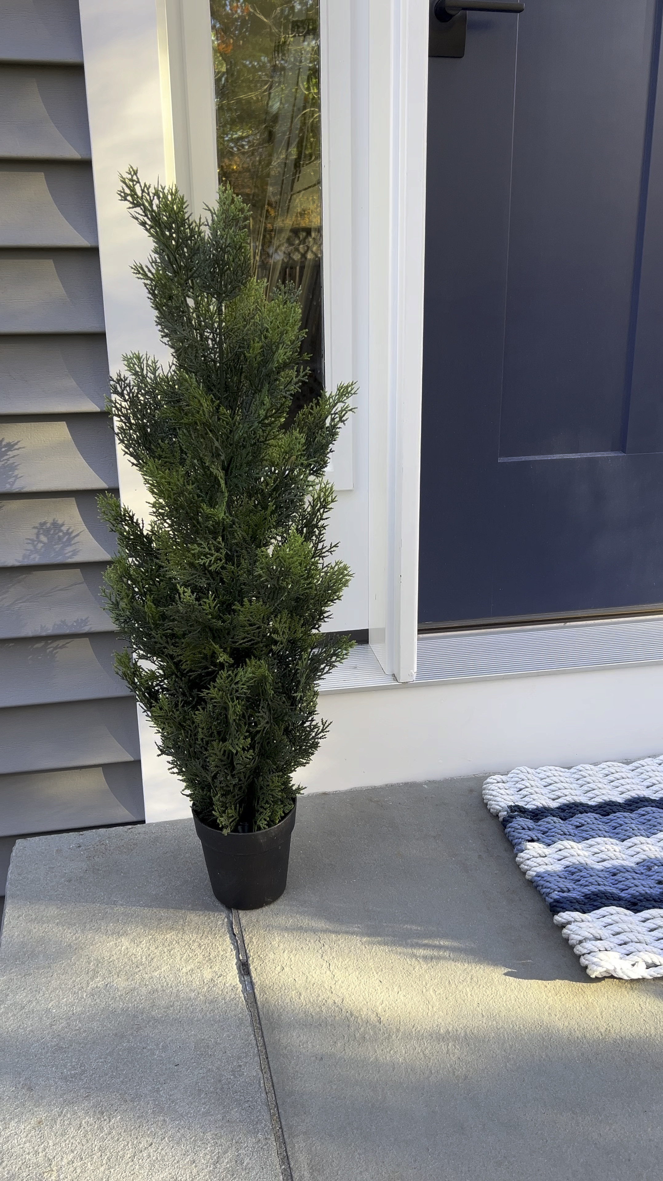 Such a great deal on this indoor/outdoor 3ft. cedar pine tree from Amazon which just arrived - over 50% off and under $35 at time of posting!! Still needs a bit more fluffing and I need to find a pretty planter for it but wanted to share before the price goes up!! I’ll likely add some white lights too! 😍
-
christmas porch decor, christmas outdoor decor, holiday front porch decor, holiday greenery, amazon porch decor, holiday decor for front steps, rope doormat, coastal doormats, coastal christmas decor, coastal winter decor, amazon christmas decor, amazon holiday decor, winter porch decor, winter outdoor decor, outdoor trees, amazon trees, coastal doormats, striped doormats, tabletop trees, 3 ft. christmas tree, cedar greenery, fake plants, faux outdoor plants, faux outdoor trees

#LTKSeasonal #LTKSaleAlert #LTKHome