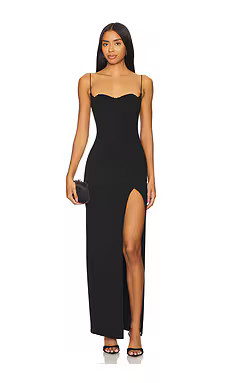 Camila Coelho Nova Maxi Dress in Black from Revolve.com | Revolve Clothing (Global)