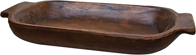 C&W Treenware Decorative Dough Bowl - Primitive Country Rustic Home Decor | Amazon (US)