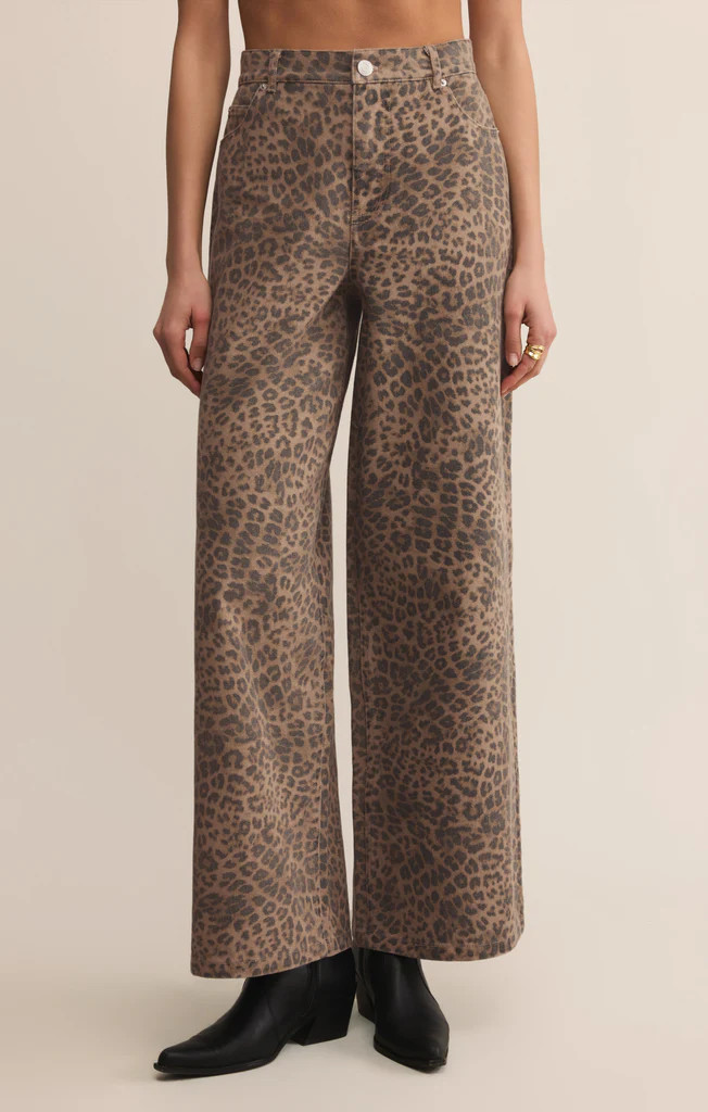 Marli Denim Leopard Pant | Z Supply
