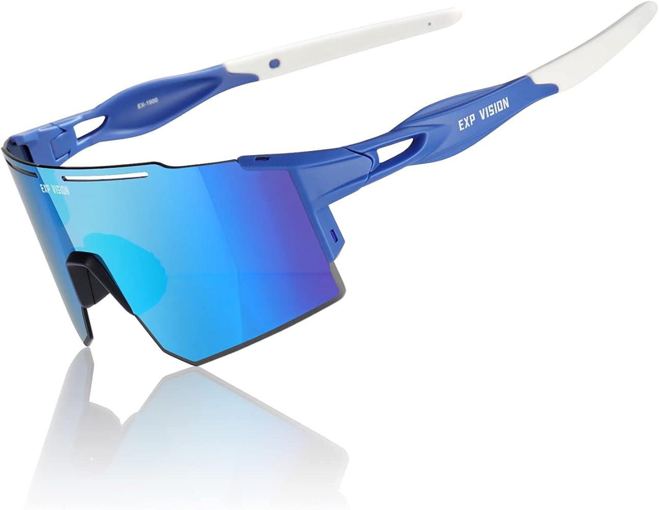 EXP VISION Polarized Cycling Glasses, UV 400 Sports Sunglasses Biking Goggles Running Hiking Golf... | Amazon (US)