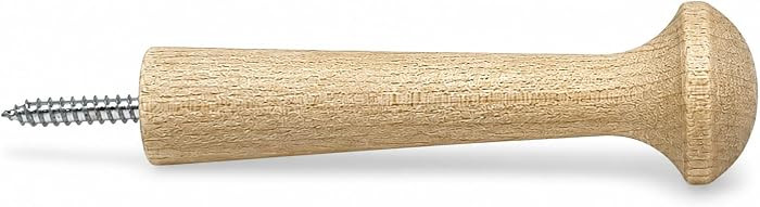 3-Inch Birch Screw-in Shaker Pegs, Wall Hook 10-Pack | Amazon (US)