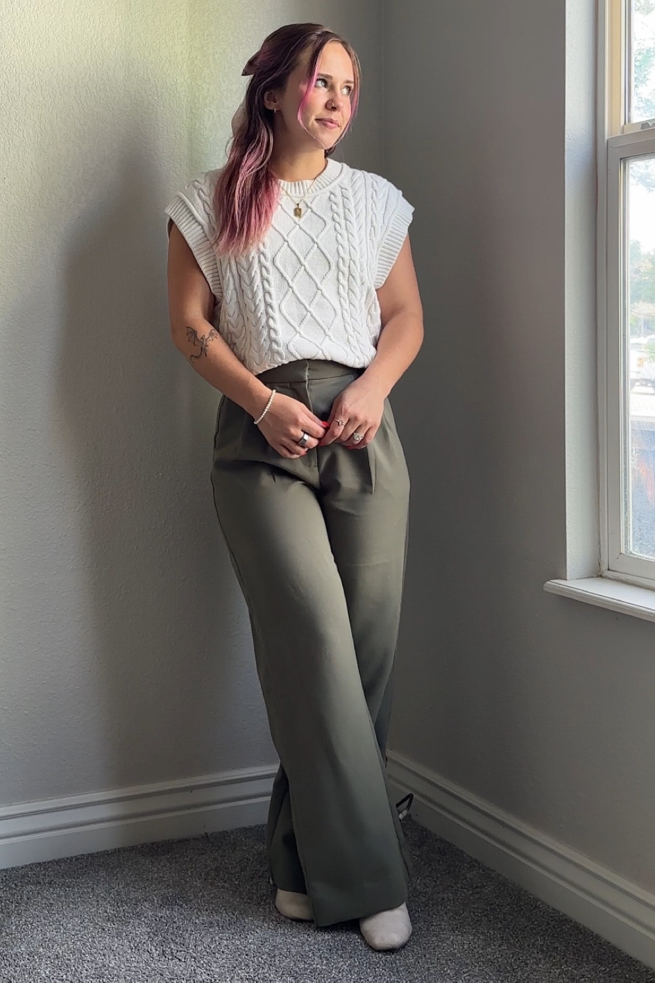 What I wear to work as an aerospace engineer with a weightlifter build 

#LTKworkwear #LTKunder50 #LTKfit