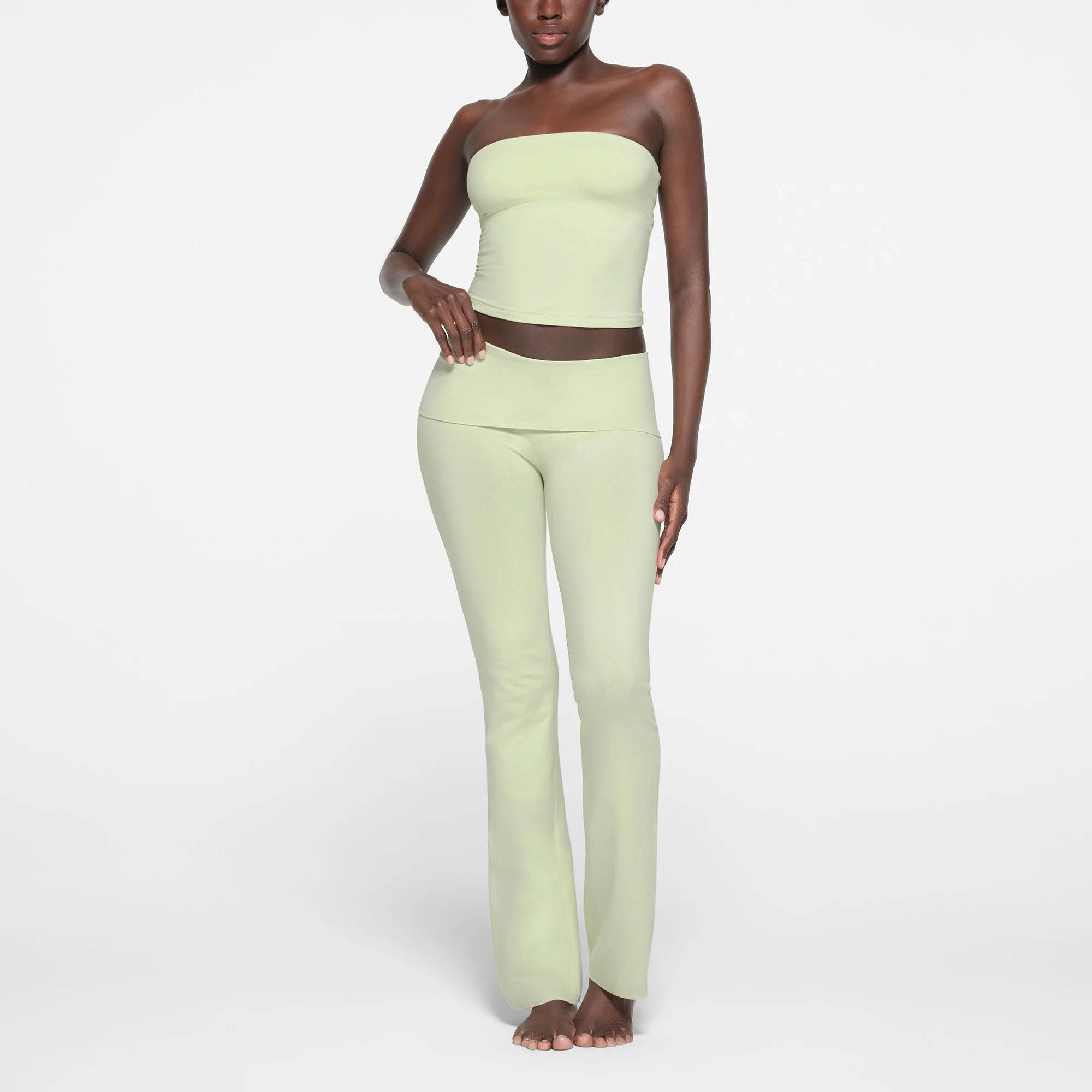 SKIMS Tube Top | Green | 4XL | Cotton Jersey | SKIMS (US)