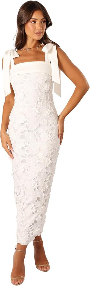Petal & Pup Women's Emersyn Midi Lace Dress | Amazon (US)