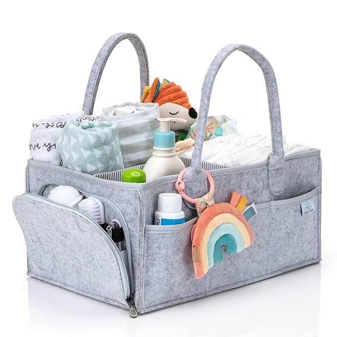 Infinite Lotus Baby Diaper Caddy Organizer for Diapers, Wipes & Other Nursery Essentials - Portab... | Amazon (US)