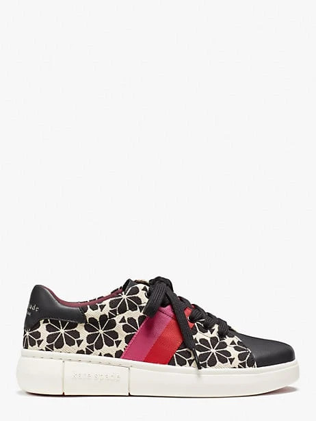 spade flower jacquard keswick sneakers | Kate Spade (US)
