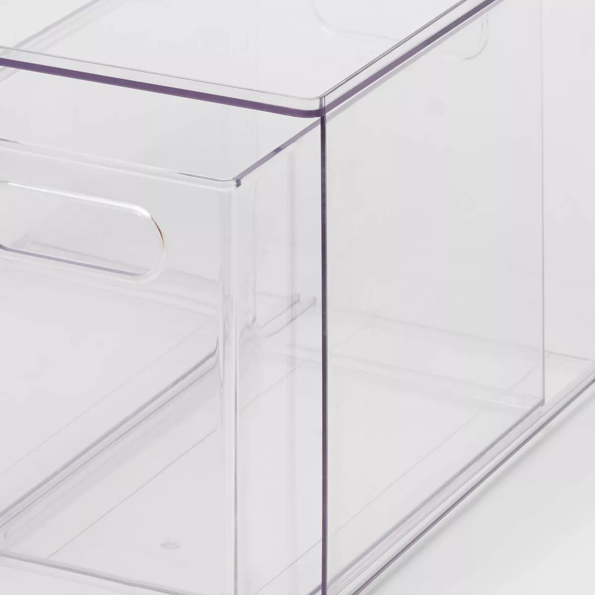 All Purpose 2 Drawer Storage Clear - Brightroom™: Acrylic Utility Bins, PETG, 1352 Volume, 8.8"... | Target