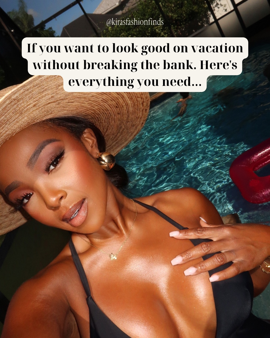 Scroll down to shop — everything is linked below ✈️

My vacation non-negotiables… and I’m not even kidding — forget any of these and you’ll feel it 😭 from outfits and swimsuits to beauty, accessories, and travel essentials that make everything easier.

Wearing a size small
5’4” | 140 lbs | 34D | 27 | 40

Perfect for beach trips, tropical vacations, and any getaway where you want to be prepared and still look good.

Everything is linked below.