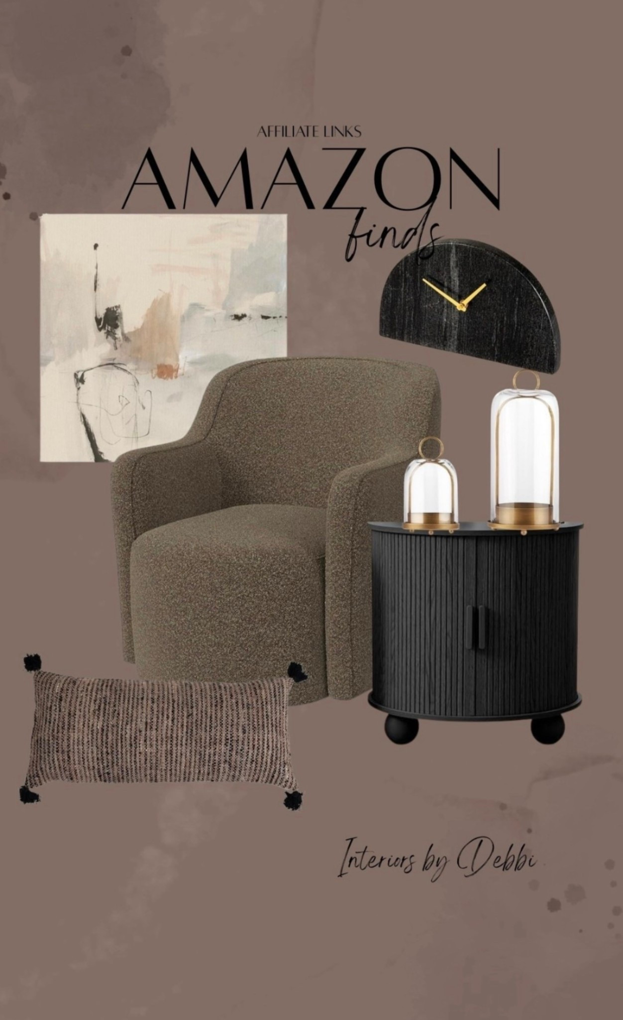 Amazon Finds
Accent chair, side table, artwork, lumbar pillow, transitional home, modern decor, amazon find, amazon home, target home decor, mcgee and co, studio mcgee, amazon must have, pottery barn, Walmart finds, affordable decor, home styling, budget friendly, accessories, neutral decor, home finds, new arrival, coming soon, sale alert, high end look for less, Amazon favorites, Target finds, cozy, modern, earthy, transitional, luxe, romantic, home decor, budget friendly decor, Amazon decor #amazonhome



#LTKHome #LTKSeasonal