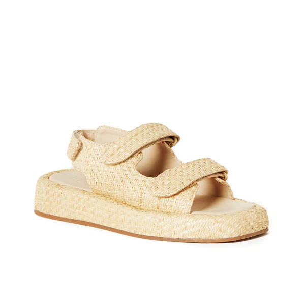 Blaise Platform Sandal, Natural | The Avenue