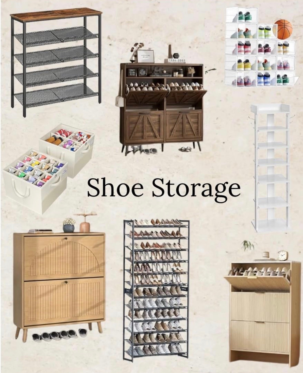 Shoe storage solutions for entryways, closets, dorm rooms, and small spaces including stackable shoe organizers, narrow shoe cabinets, over-the-door storage, vertical shoe racks, pull-down shoe cabinets, and divided storage bins. Functional shoe organization finds that help maximize floor space, reduce clutter, and keep sneakers, heels, sandals, and everyday shoes organized and easy to access.

#LTKU #LTKHome