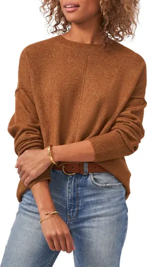 Exposed Seam Crewneck Sweater | Nordstrom
