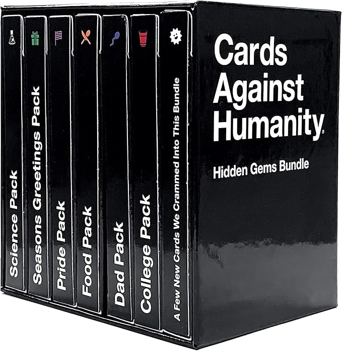 Cards Against Humanity: Hidden Gems Bundle • 6 themed packs + 10 new cards | Amazon (US)