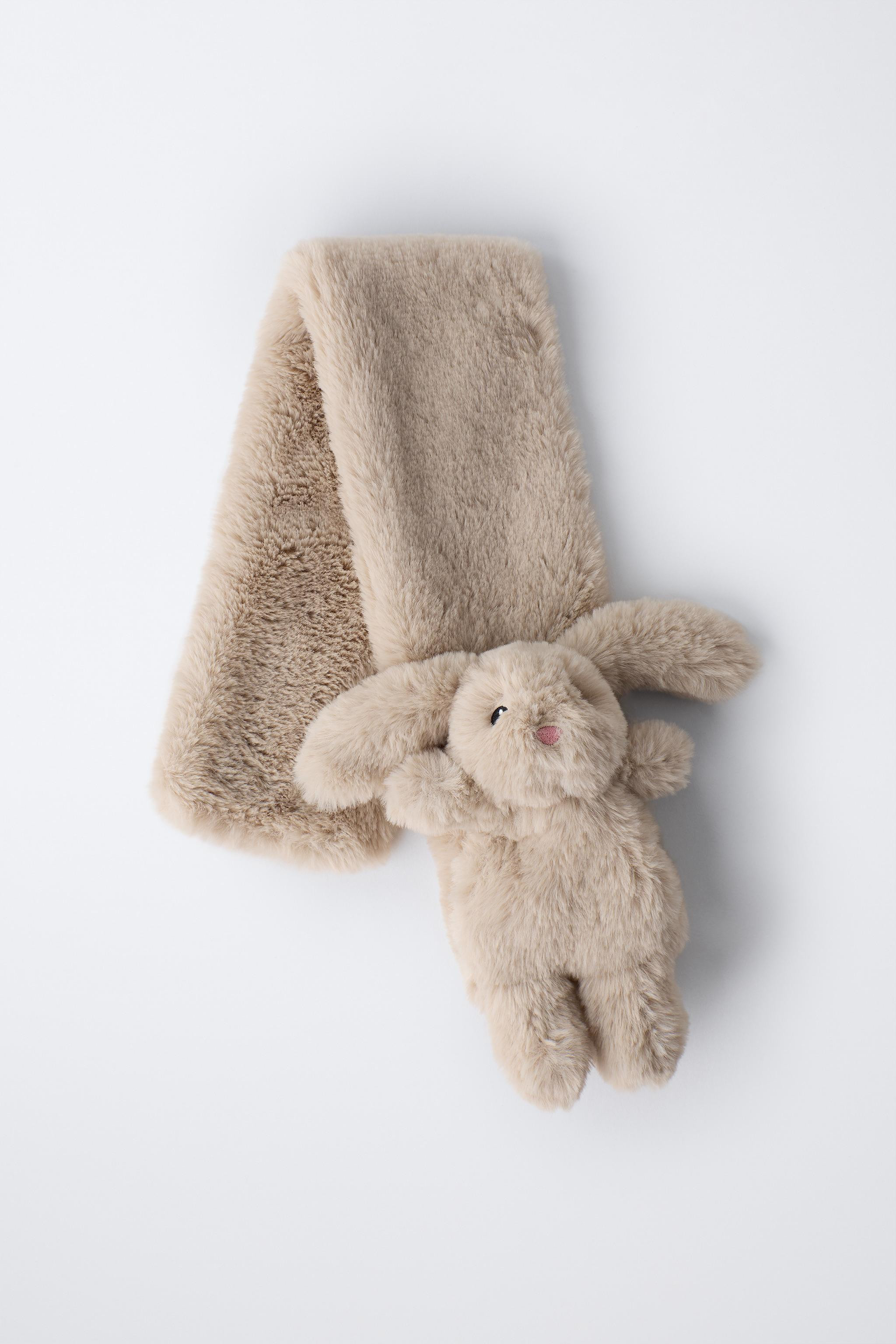 FAUX FUR BUNNY SCARF | Zara US