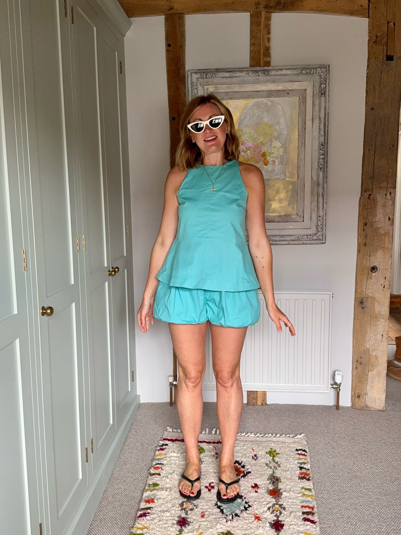 Bubble hem shorts
Summer cooord
aligne
Turquoise 
Holiday outfit

#LTKuk #LTKsummer #LTKeurope