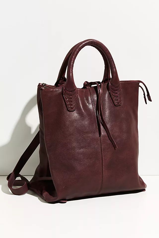 Crossroad Convertible Leather Backpack | Free People (Global - UK&FR Excluded)