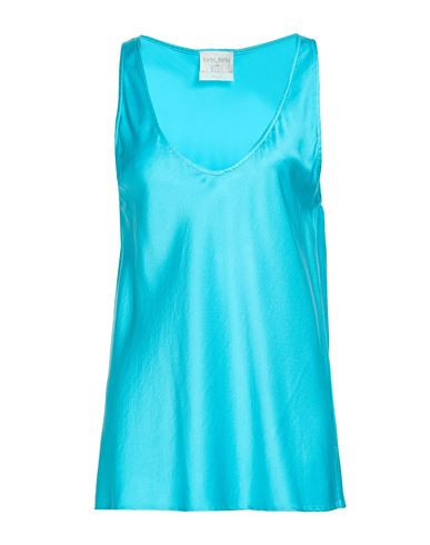 Forte_forte Woman Top Turquoise Size 1 Silk, Elastane | YOOX (US)