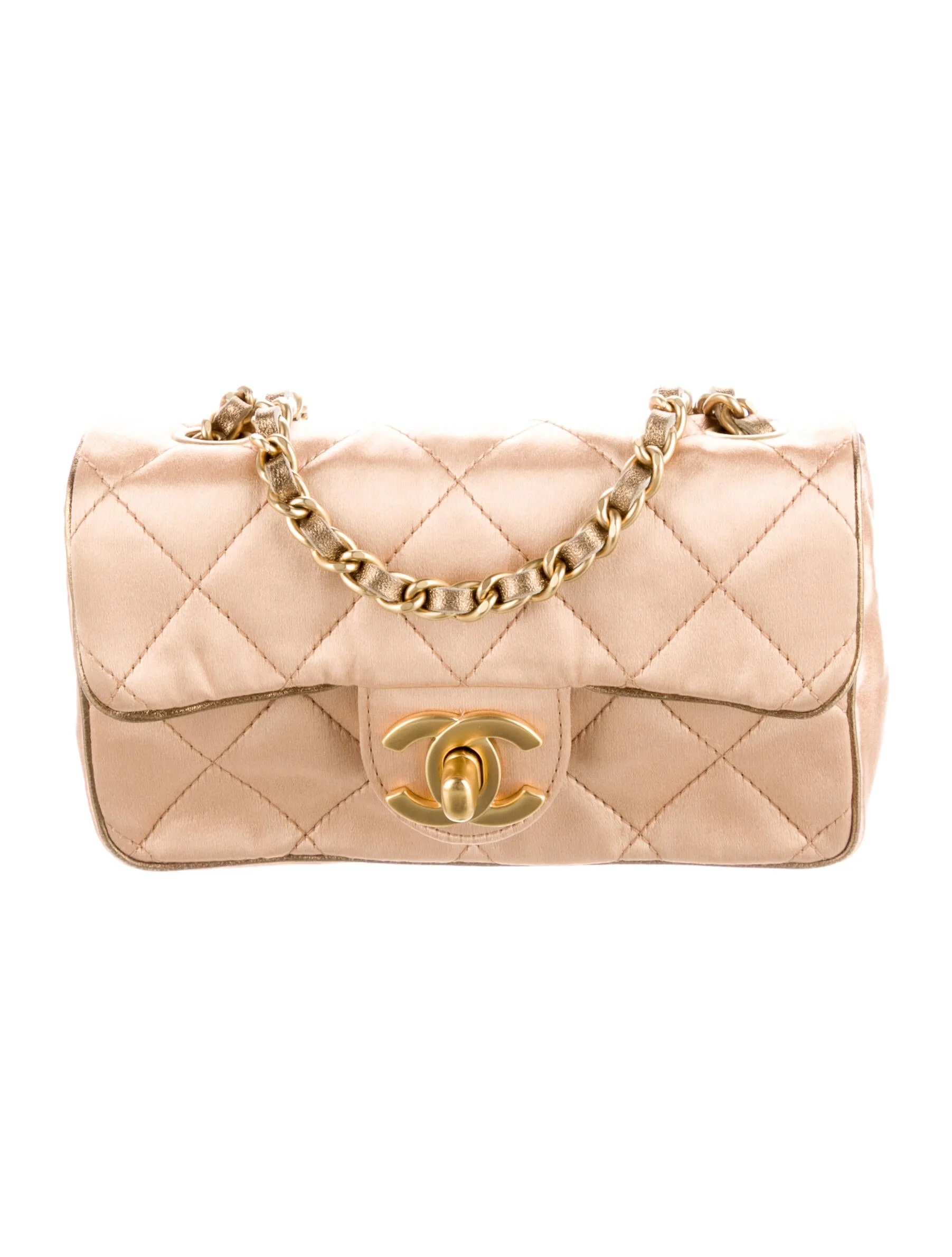 Satin Extra Mini Flap Bag | The RealReal
