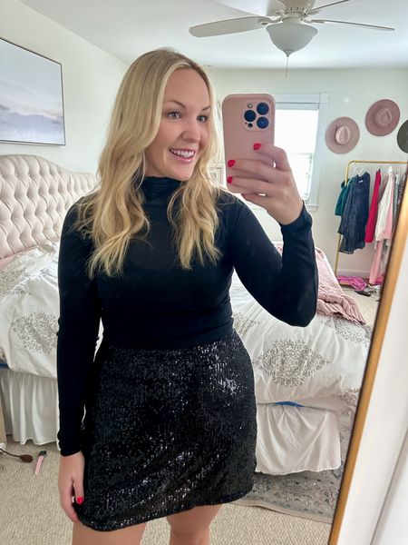 Sequin skort - holiday party outfit 

#LTKstyletip #LTKsalealert #LTKHoliday