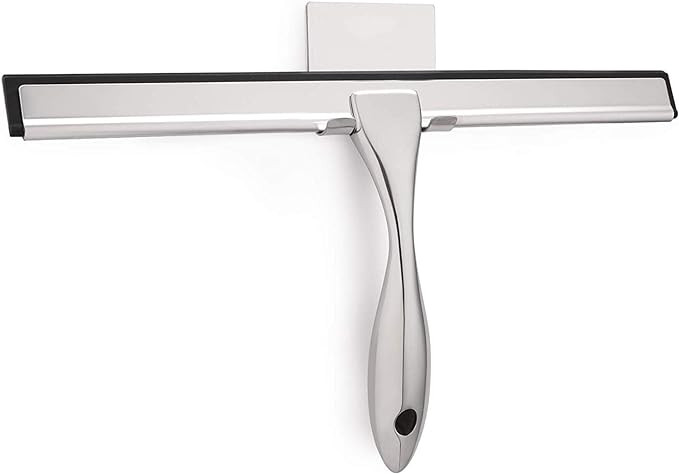 HIWARE All-Purpose Shower Squeegee for Shower Doors, Bathroom, Window and Car Glass - Stainless S... | Amazon (US)
