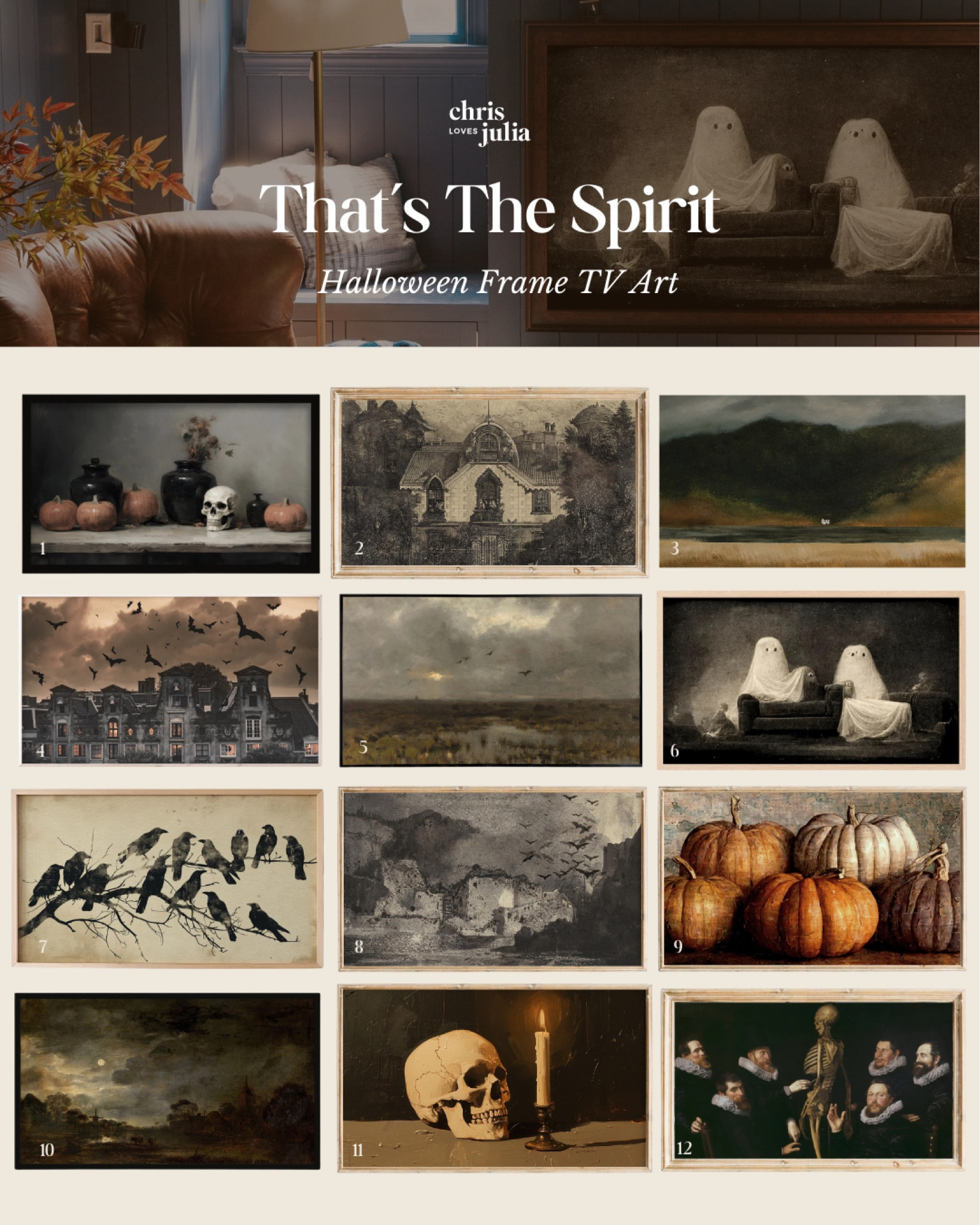 The easiest way to prep for Halloween? Swap your Frame TV art! Linked all of my favorite spooky scenes below 👻 

#LTKSeasonal #LTKFindsUnder50 #LTKHome