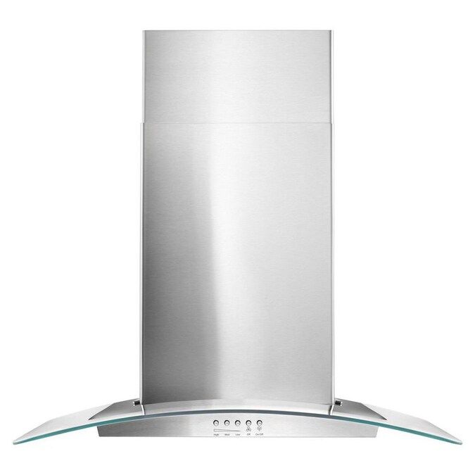 Whirlpool 30-in Convertible Stainless Steel Wall-Mounted Range Hood Lowes.com | Lowe's