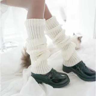 Ribbed Knit Leg Warmers | YesStyle Global