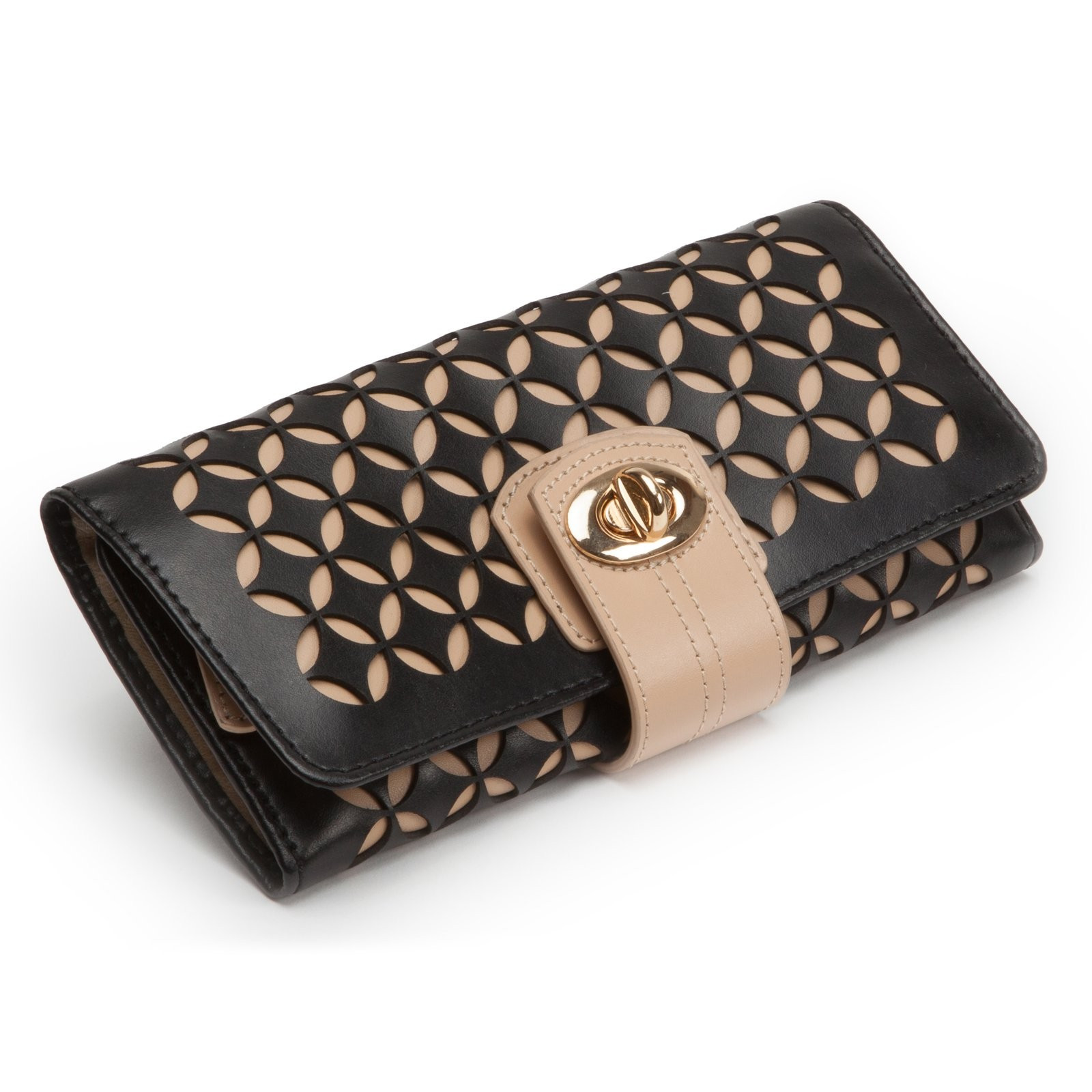 WOLF Chloe Jewelry Roll Black | Hayneedle