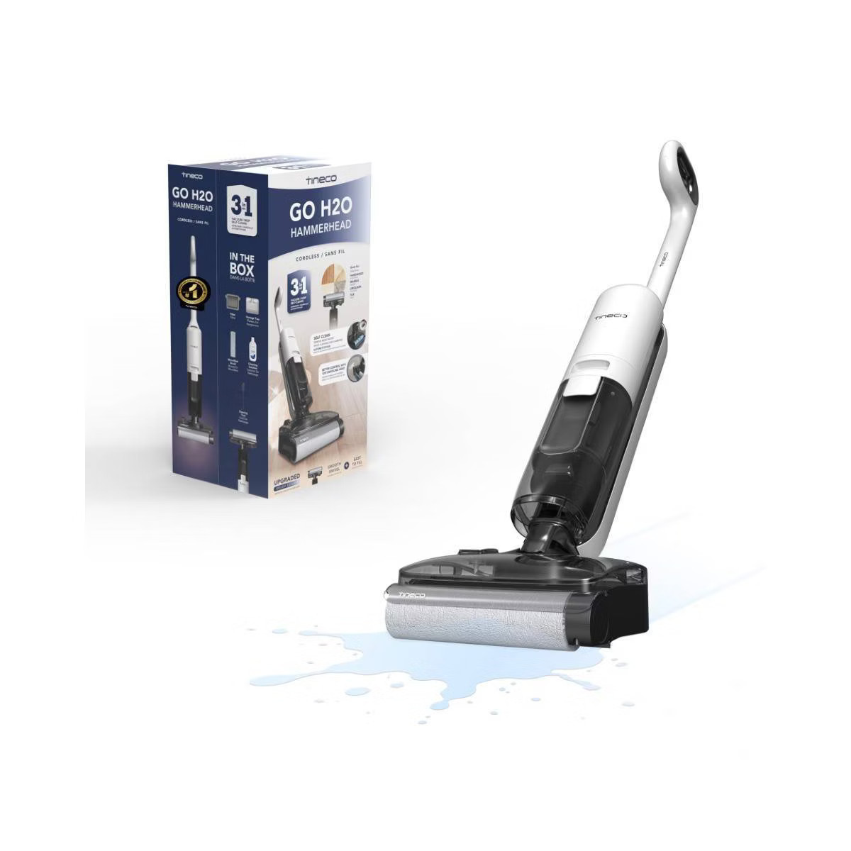 Tineco GO HammerHead Cordless Wet/Dry Mop & Vacuum with ZeroTangle Technology | Target